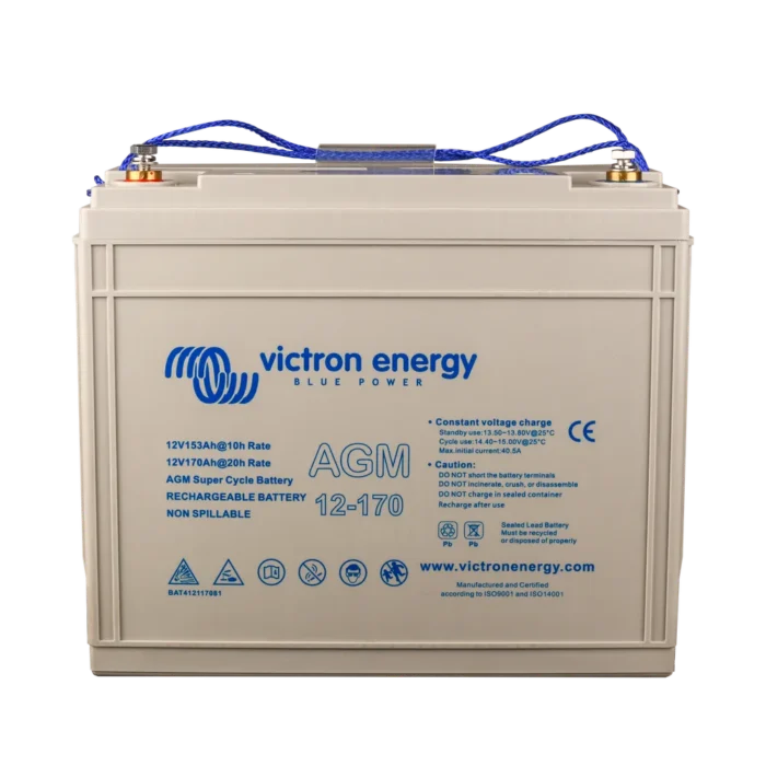 Victron AGM Deep Cycle 12V 170Ah akü (ön)