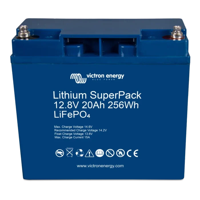 Lityum SuperPack Akü 12.8V 20Ah 256Wh (ön açılı)