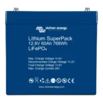 Lityum SuperPack Akü 12.8V 60Ah 768Wh (ön)