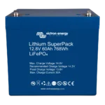 Lityum SuperPack Akü 12.8V 60Ah 768Wh (ön açılı)